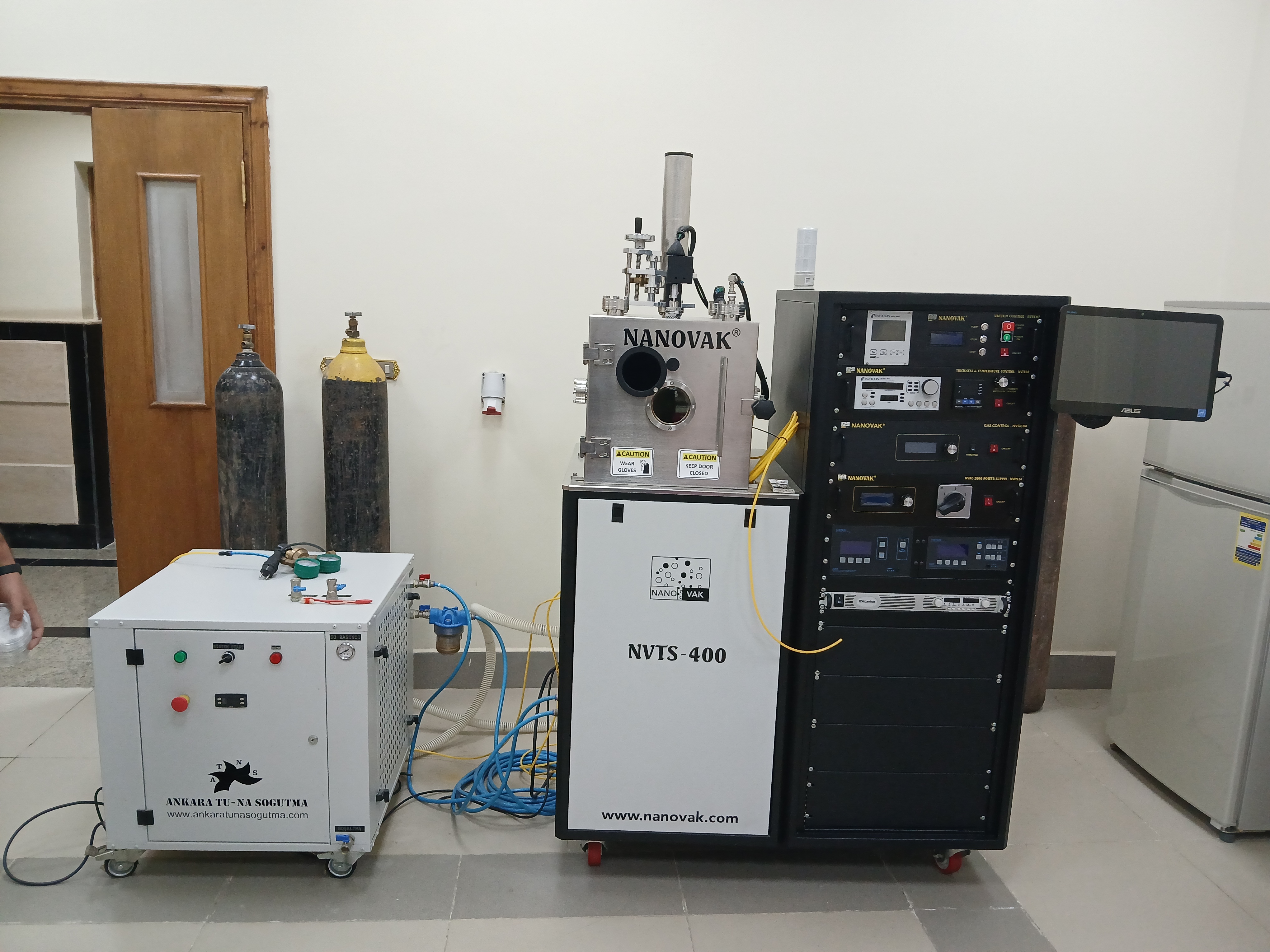 Thermal evaporation and sputtering